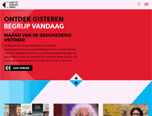 Tablet Screenshot of maandvandegeschiedenis.nl